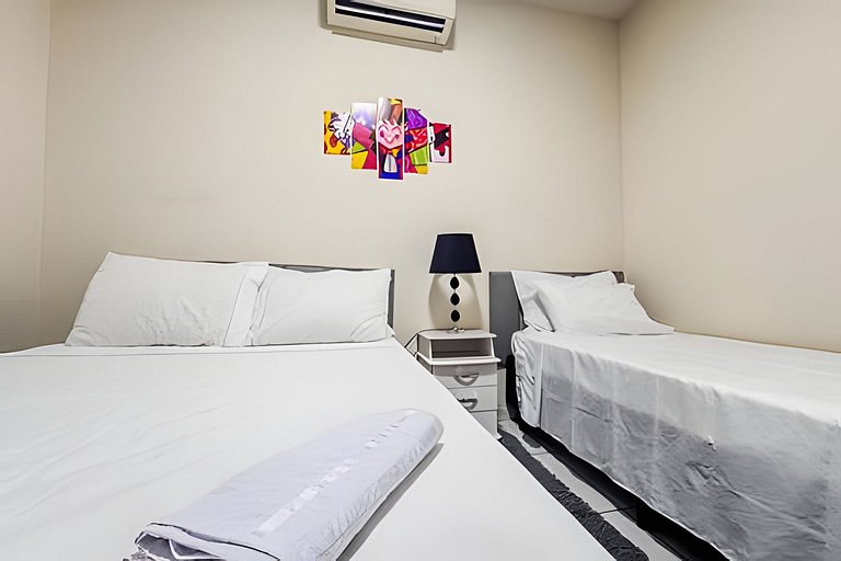 Casa completa perto do centro + ar cond e vaga