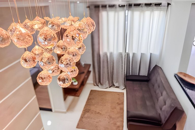 Aconchegante apartamento + ar cond e vaga