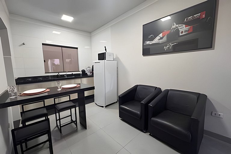 Loft moderno + ar condicionado e vaga