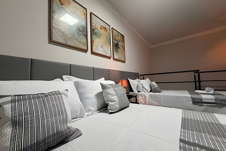 Loft moderno + ar condicionado e vaga