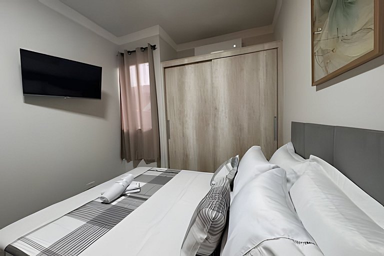 Loft moderno + ar condicionado e vaga