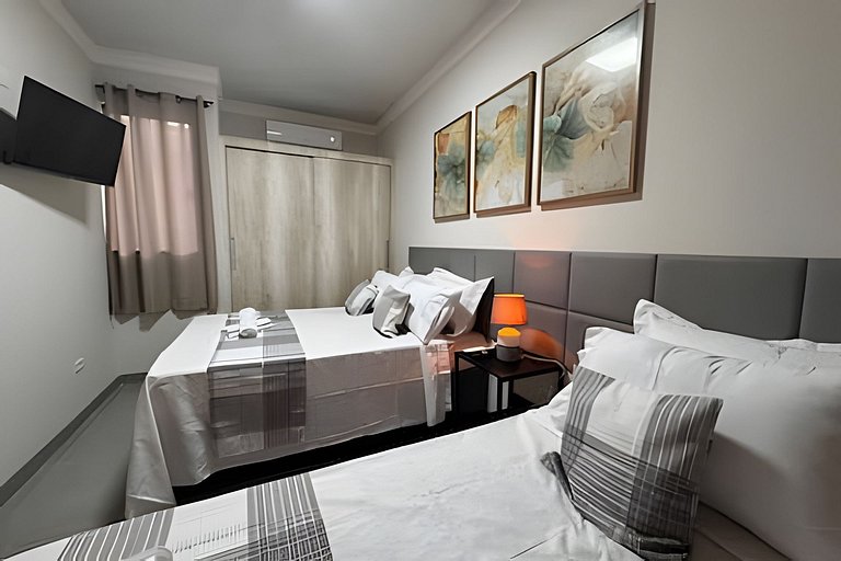 Loft moderno + ar condicionado e vaga