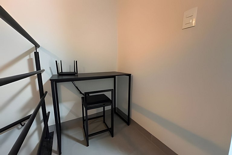 Loft moderno + ar condicionado e vaga