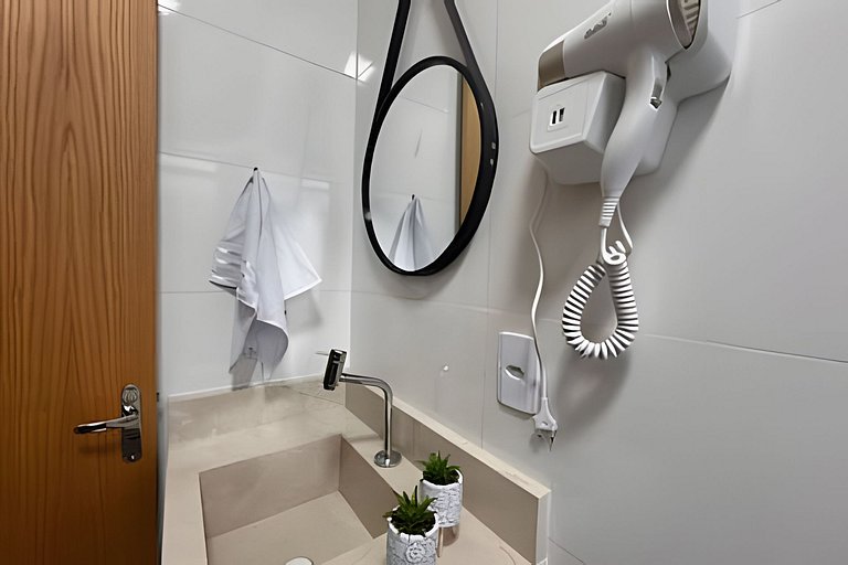 Loft moderno + ar condicionado e vaga