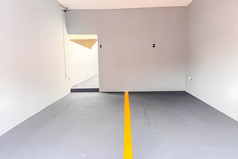 Flat completo em residencial + ar cond. e vaga