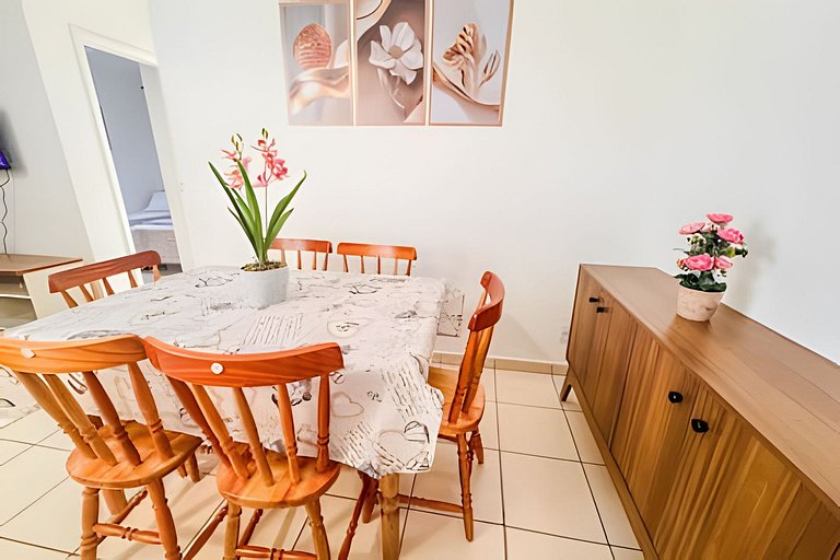 Apto completo perto do centro + ar cond. e vaga