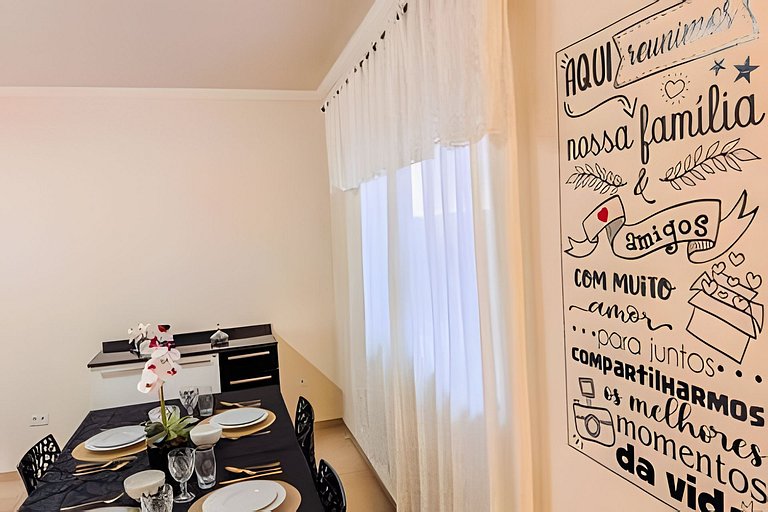 Flat completo em residencial + ar cond. e vaga