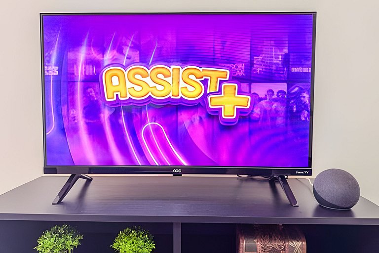 Flat completo em residencial + ar cond. e vaga