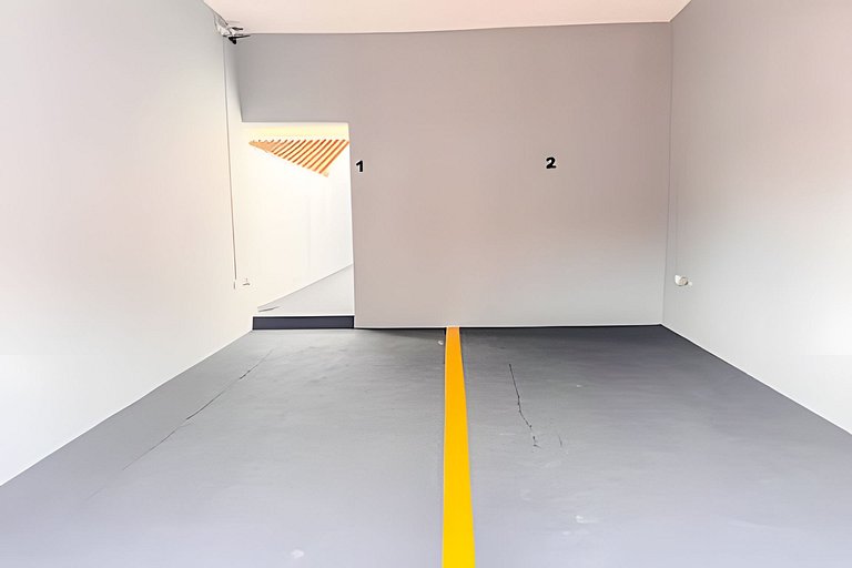 Flat completo em residencial + ar cond. e vaga