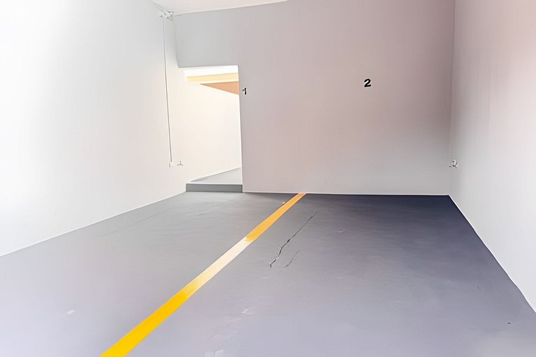 Flat completo em residencial + ar cond. e vaga