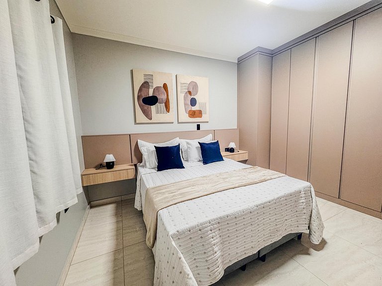 Casa em bairro nobre + 3 quartos com ar e 2 vagas